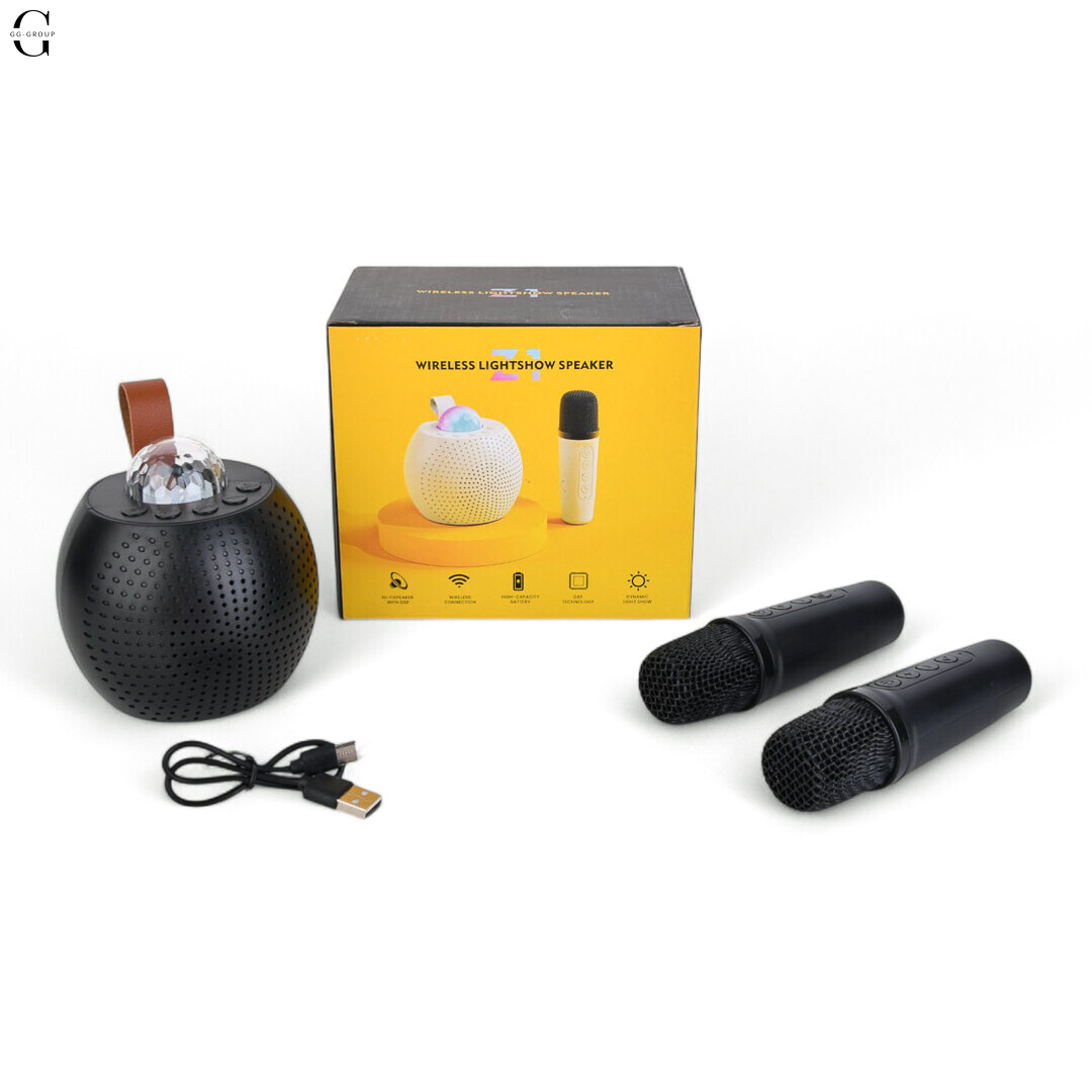 Портативная колонка (Z1) (Bluetooth, LED, 2 микрофона)